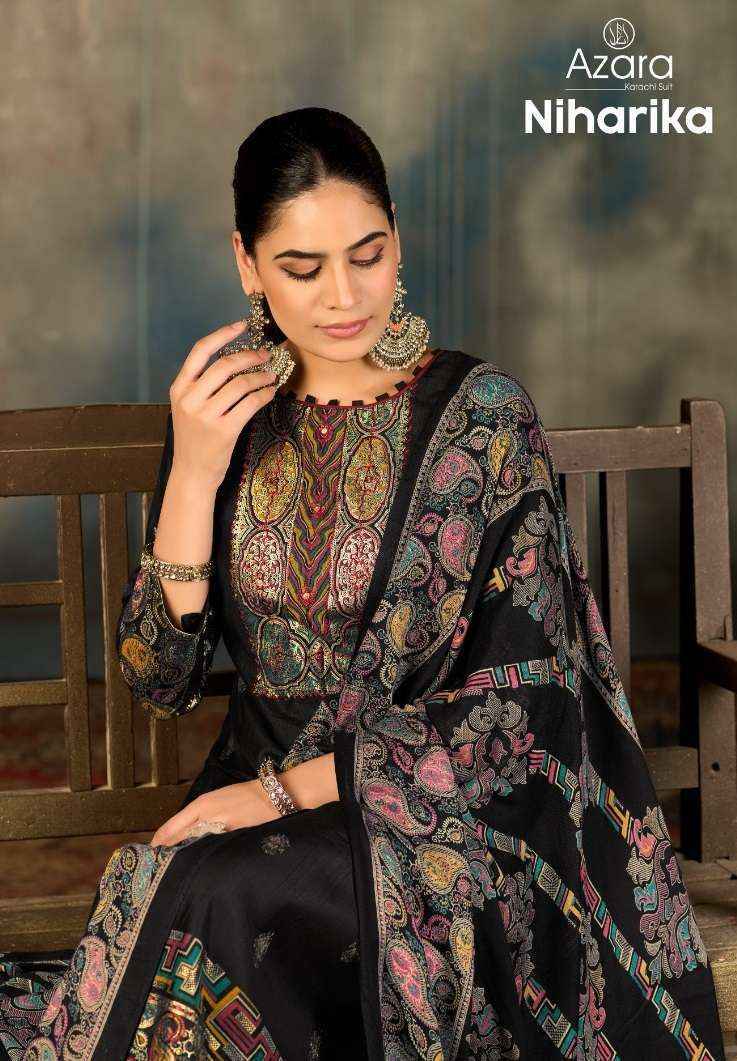 Radhika Fashion Azara Niharika Viscose Dress Material Collection ( 4 Pcs Catalog )