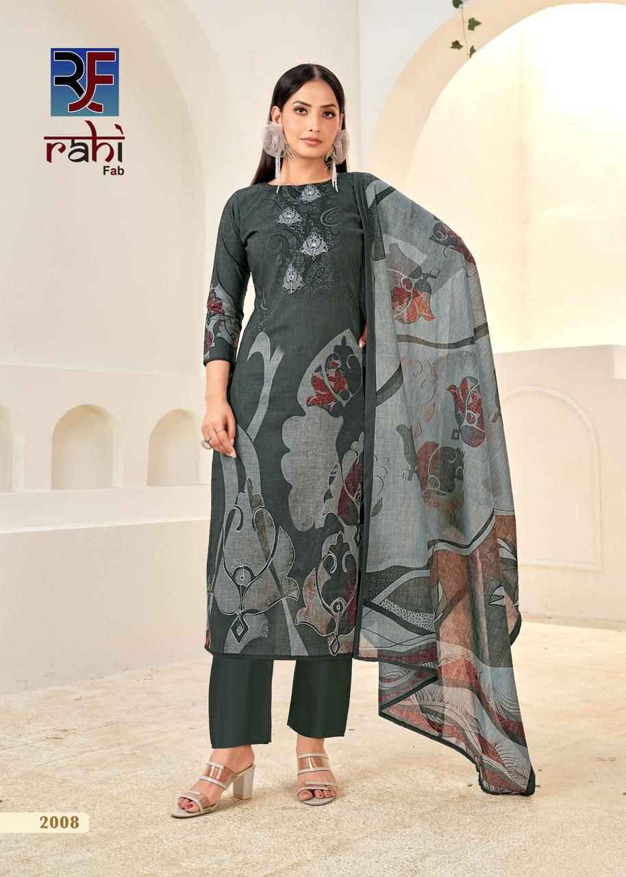 Rahi Fab Rising Silver Vol 2 Cotton Dress Material Collection ( 8 Pcs Catalog )