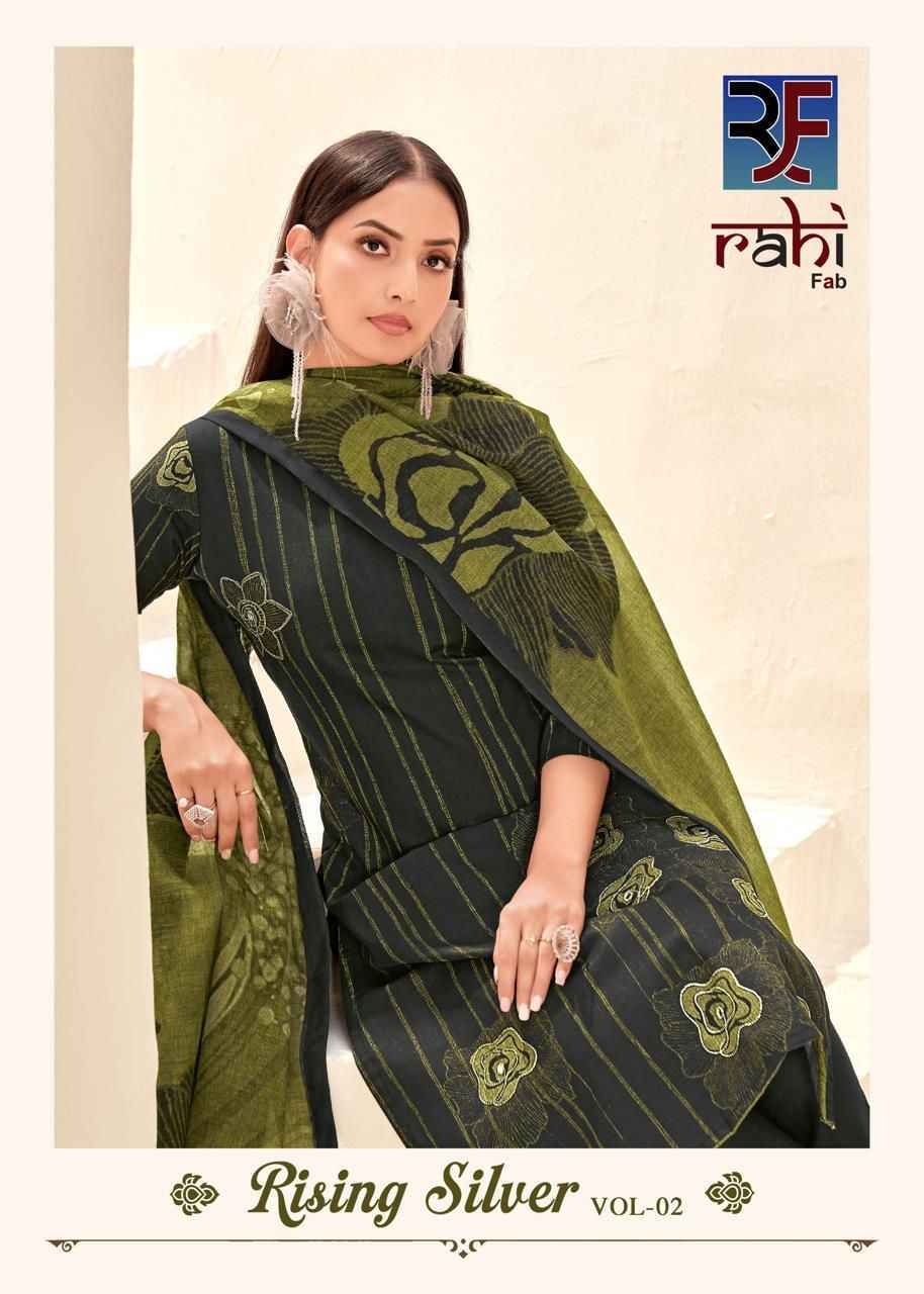 Rahi Fab Rising Silver Vol 2 Cotton Dress Material Collection ( 8 Pcs Catalog )