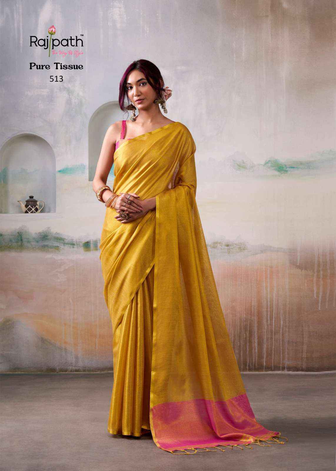 Rajpath Anvika Tissue Silk Saree Collection ( 6 Pcs Catalog )