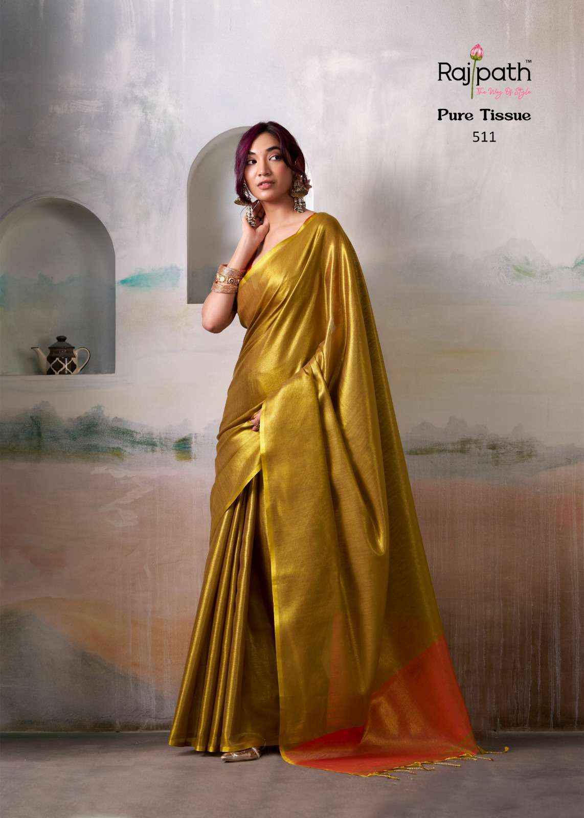 Rajpath Anvika Tissue Silk Saree Collection ( 6 Pcs Catalog )