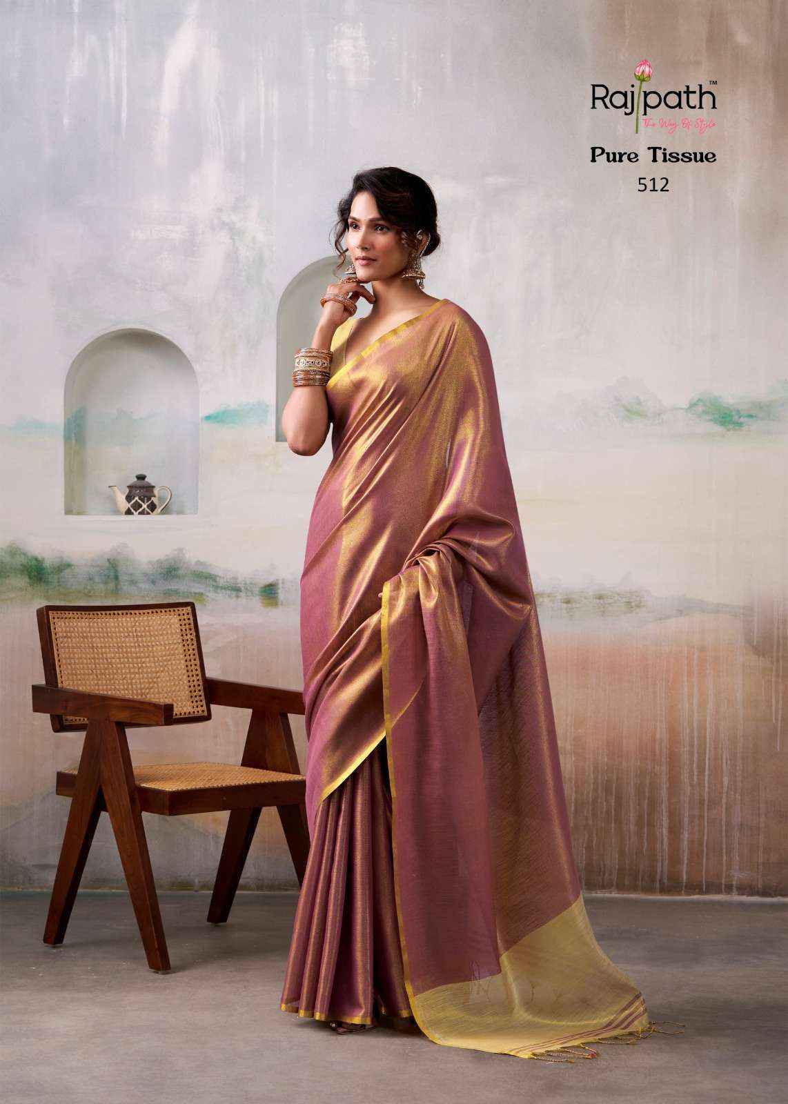 Rajpath Anvika Tissue Silk Saree Collection ( 6 Pcs Catalog )