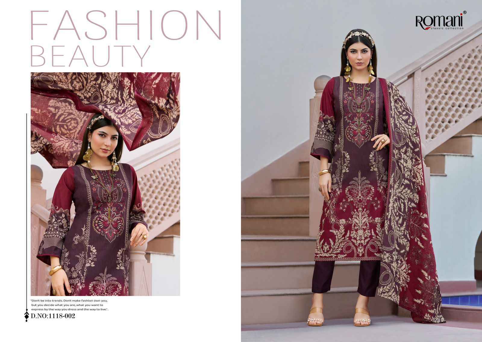 Romani Aarzu Vol 23 Cotton Dress Material Wholesale Price ( 8 Pcs Catalog )