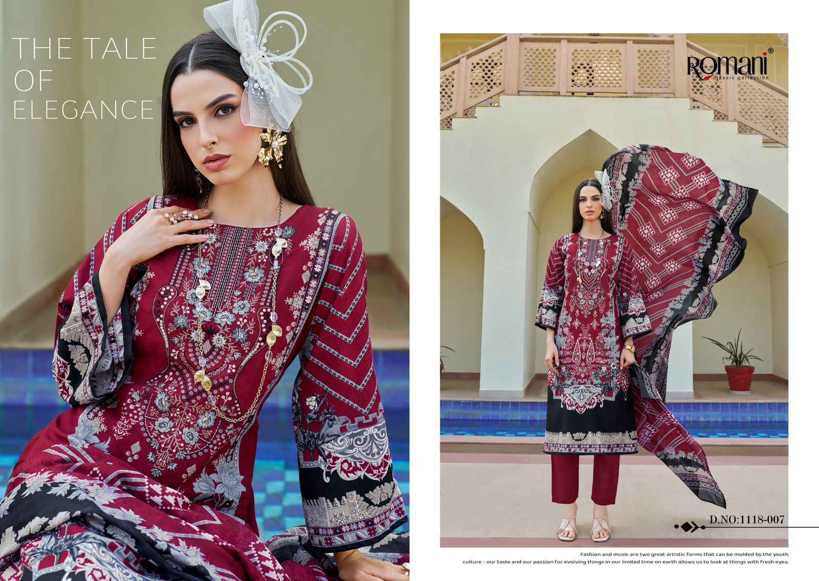 Romani Aarzu Vol 23 Cotton Dress Material Wholesale Price ( 8 Pcs Catalog )