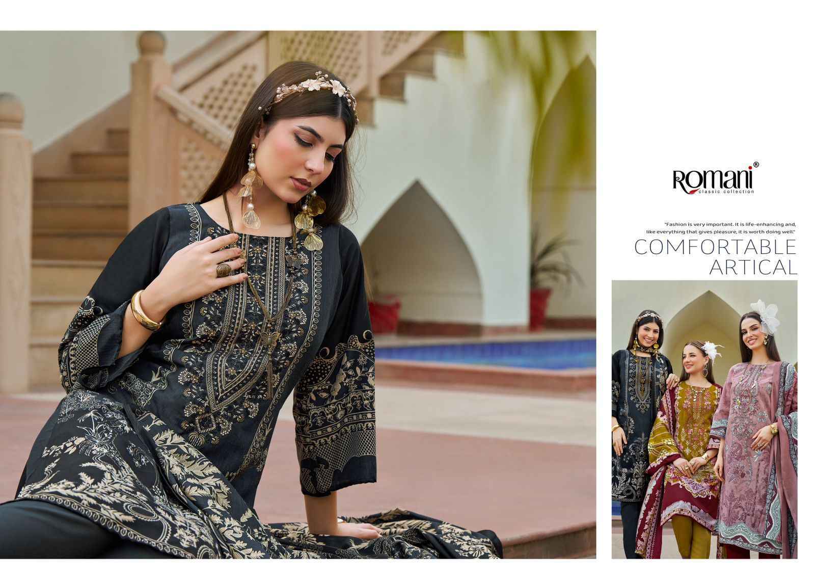 Romani Aarzu Vol 23 Cotton Dress Material Wholesale Price ( 8 Pcs Catalog )