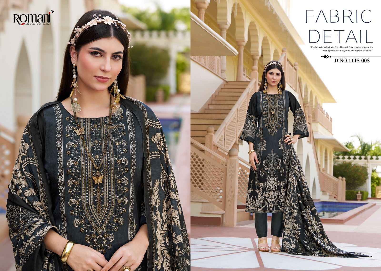 Romani Aarzu Vol 23 Cotton Dress Material Wholesale Price ( 8 Pcs Catalog )