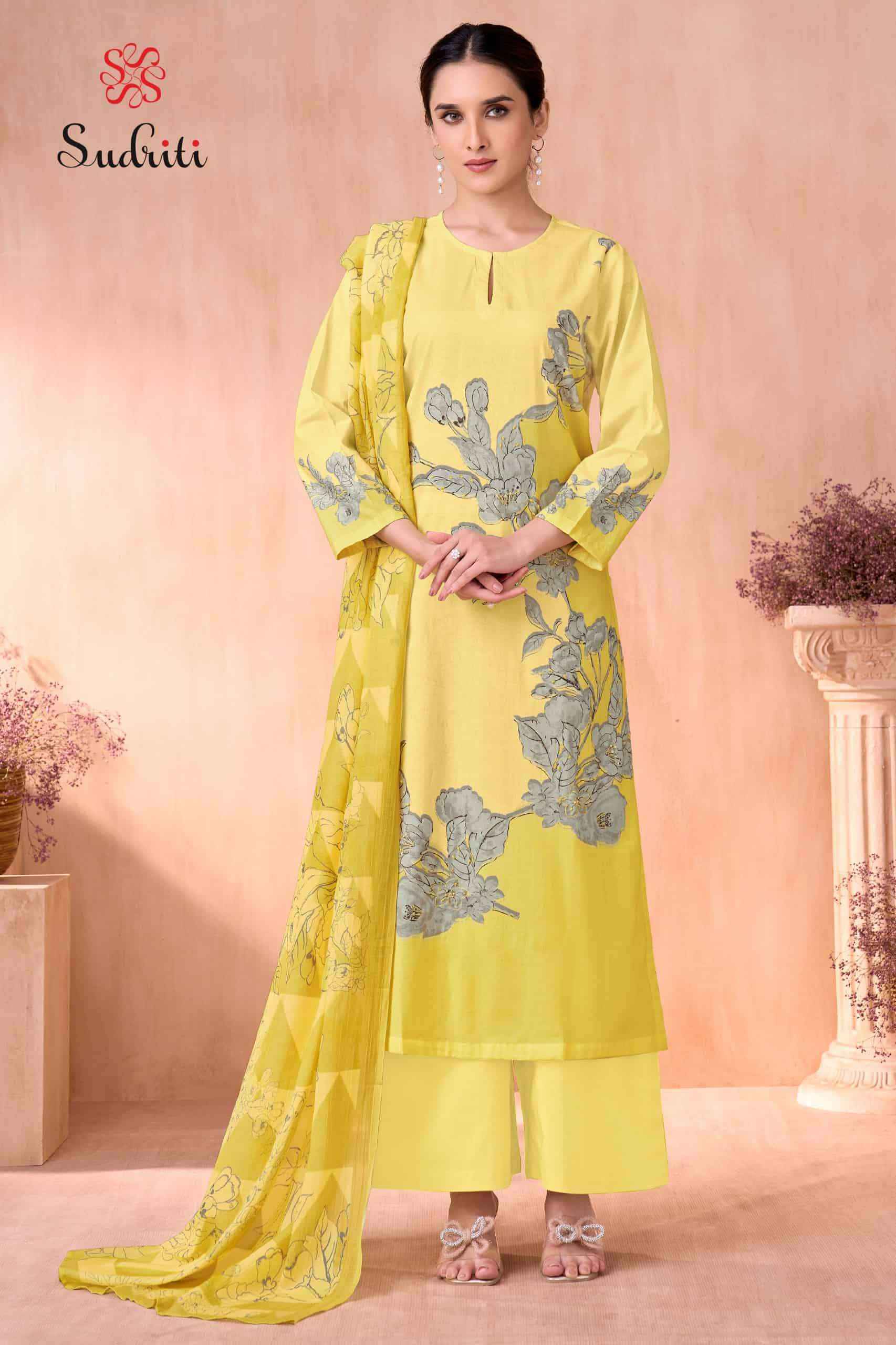 Sudriti Olivia Cotton Dress Material Collection ( 6 Pcs Catalog )