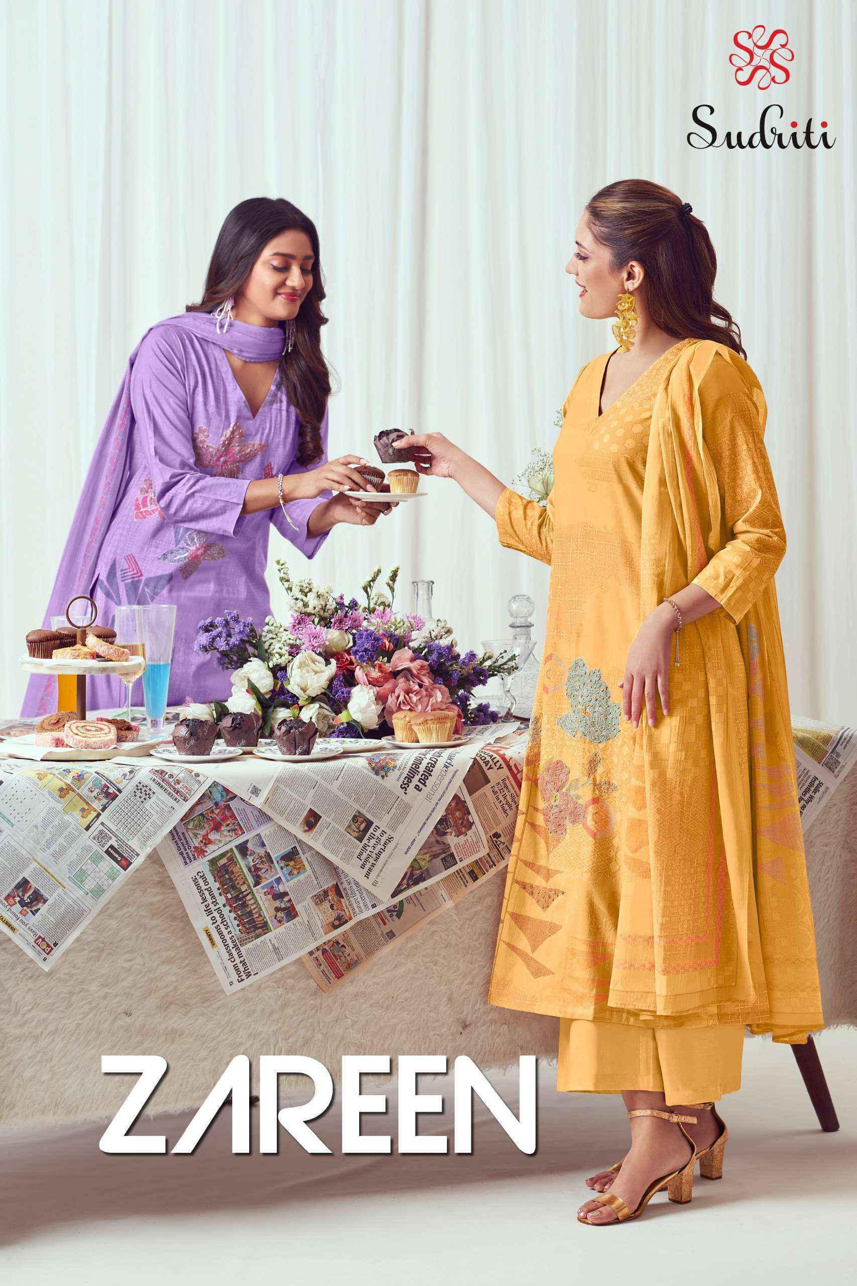 Sudriti Zareen Cotton Dress Material Collection ( 6 Pcs Catalog )