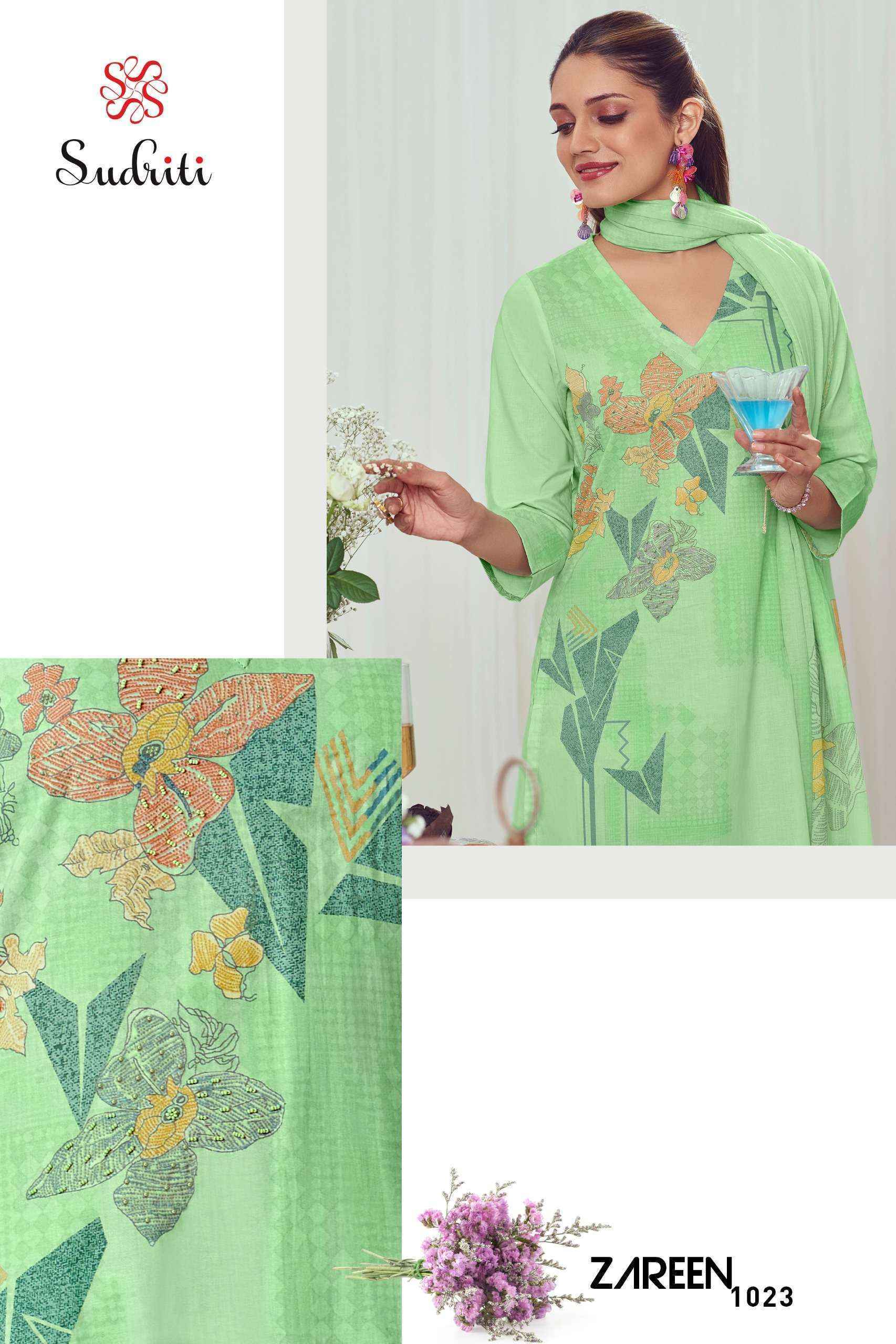 Sudriti Zareen Cotton Dress Material Collection ( 6 Pcs Catalog )