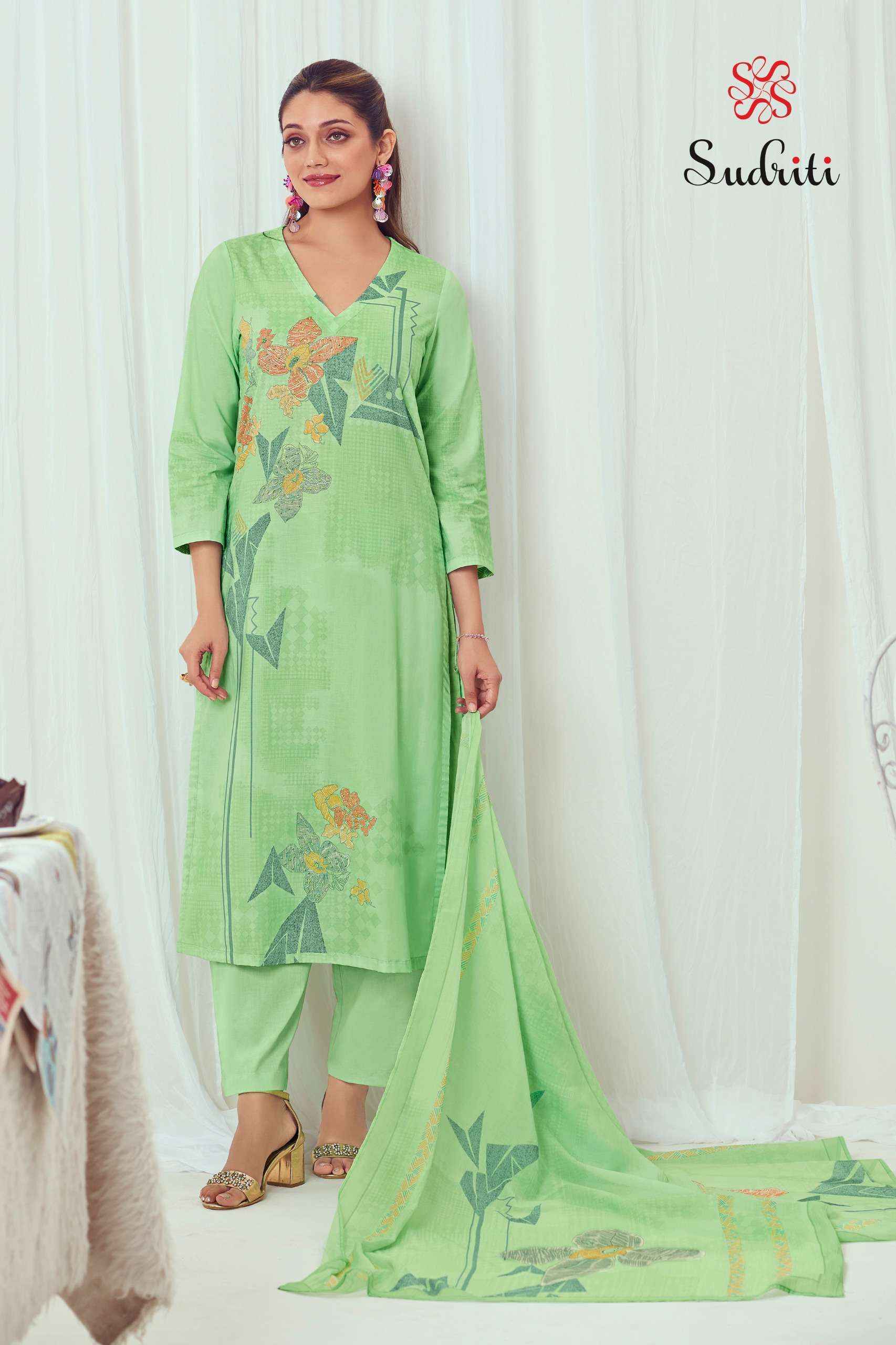 Sudriti Zareen Cotton Dress Material Collection ( 6 Pcs Catalog )