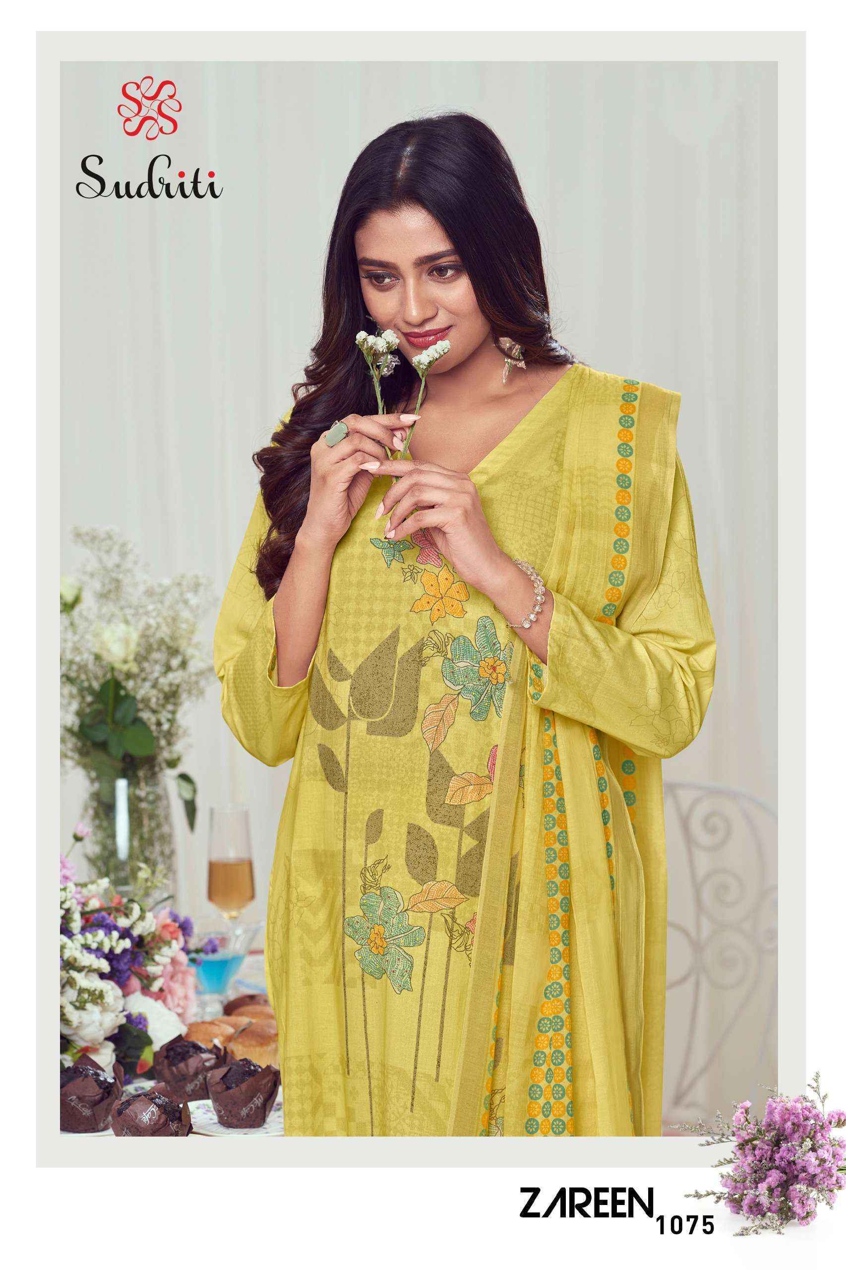Sudriti Zareen Cotton Dress Material Collection ( 6 Pcs Catalog )