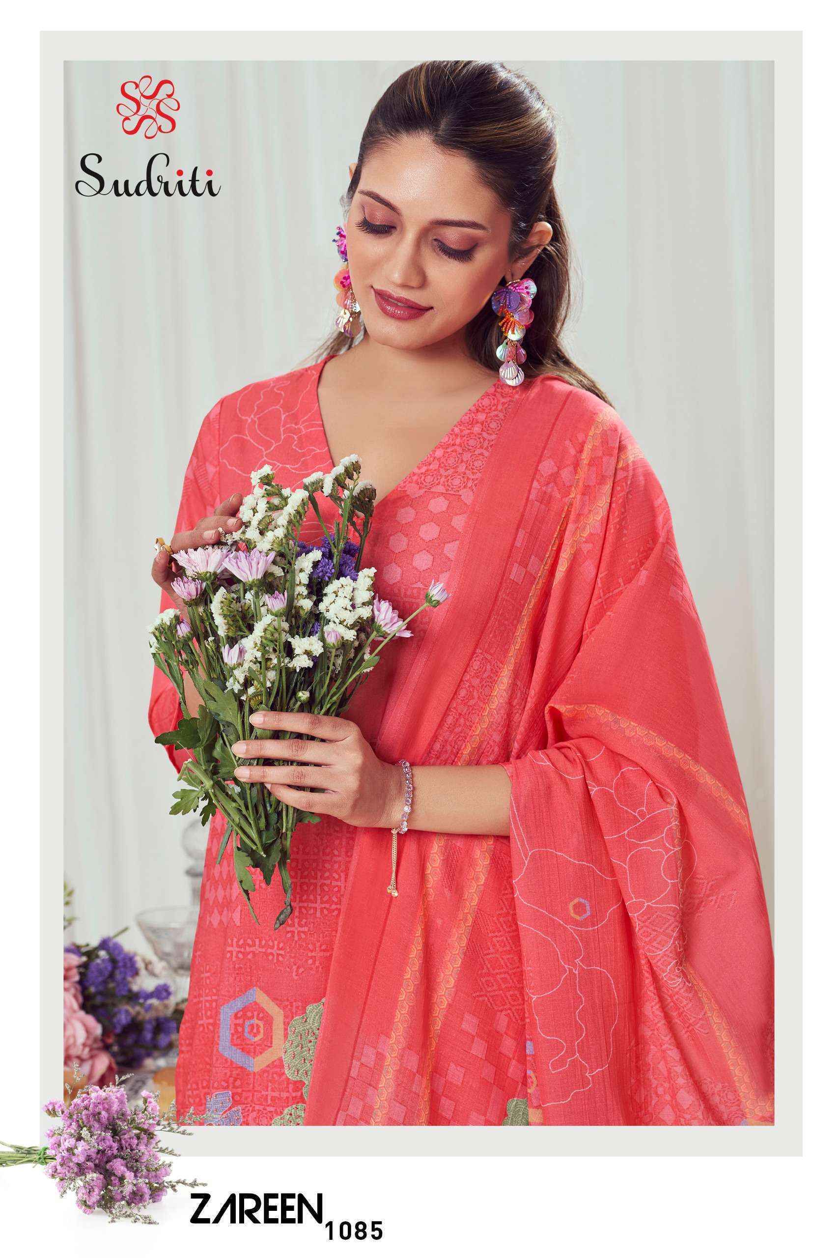 Sudriti Zareen Cotton Dress Material Collection ( 6 Pcs Catalog )