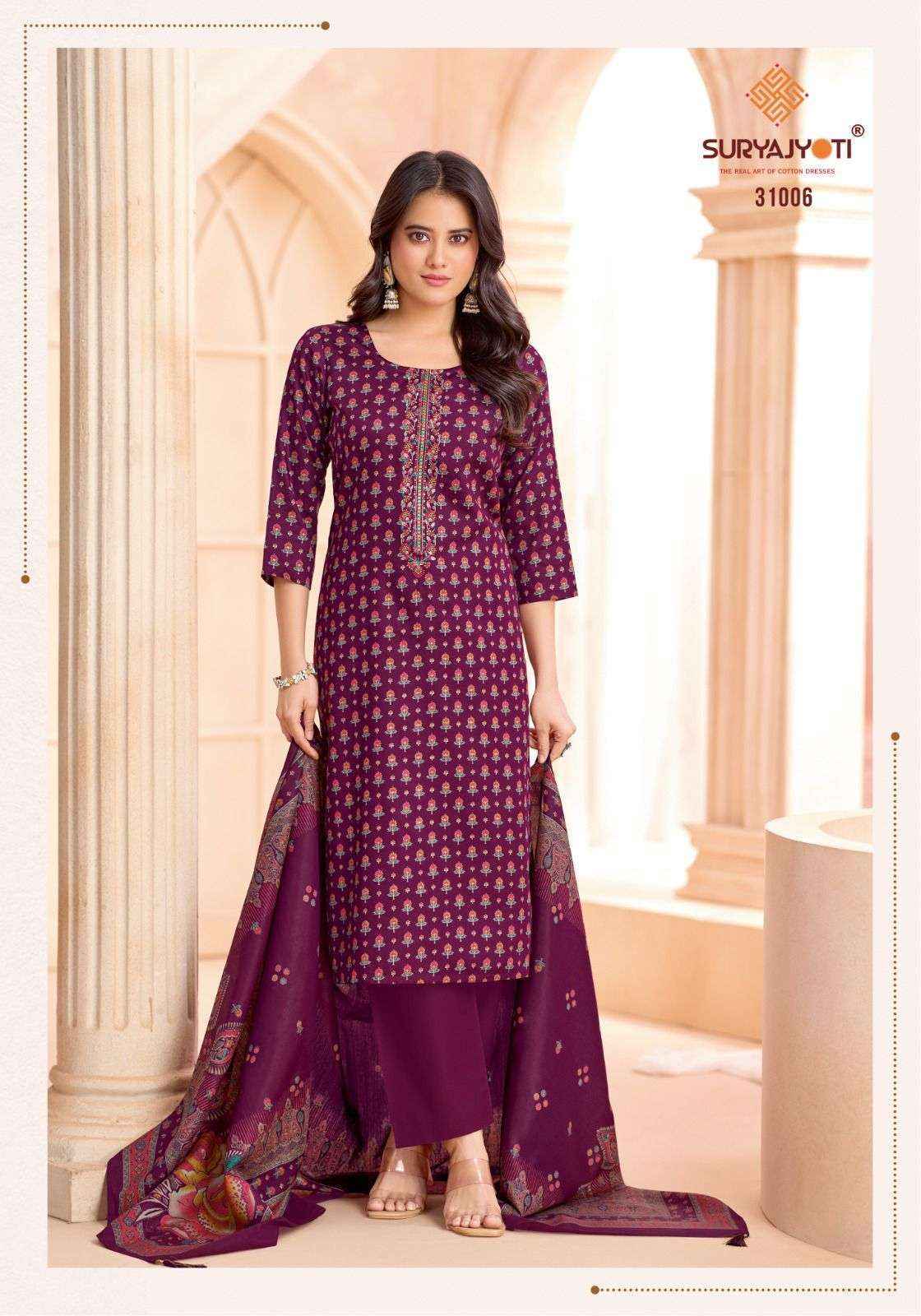 Suryajyoti Kalki Vol 31 Jam Satin Dress Material Surat Wholesale Supplier ( 8 Pcs Catalouge )