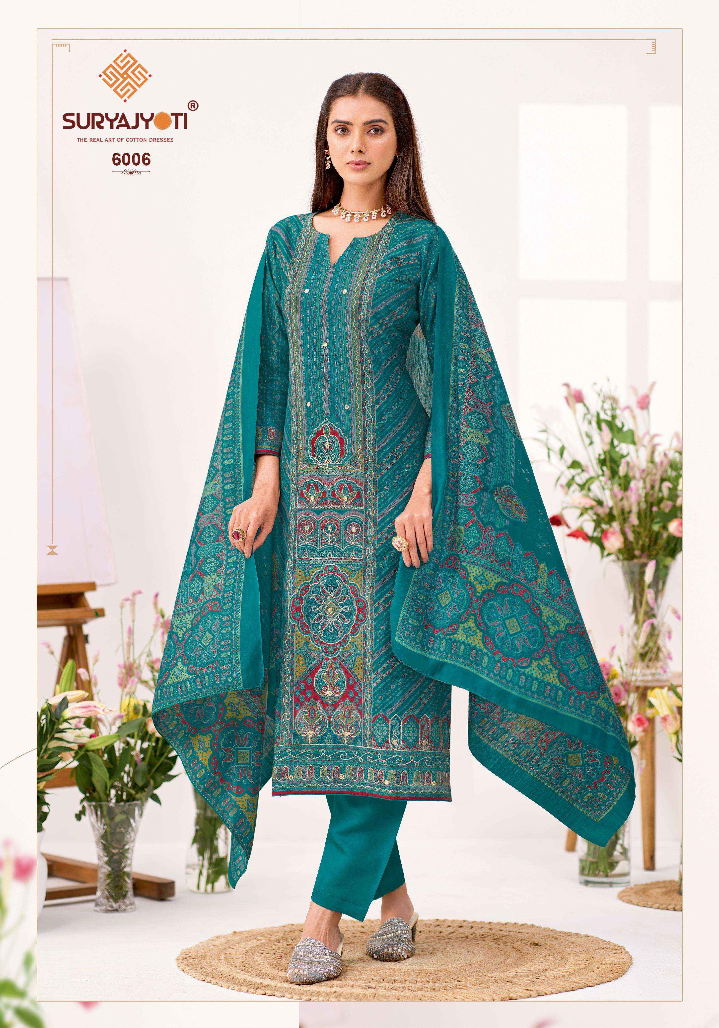 Suryajyoti Payal Advance Vol 6 Modal Dress Material Collection ( 6 Pcs Catalog )