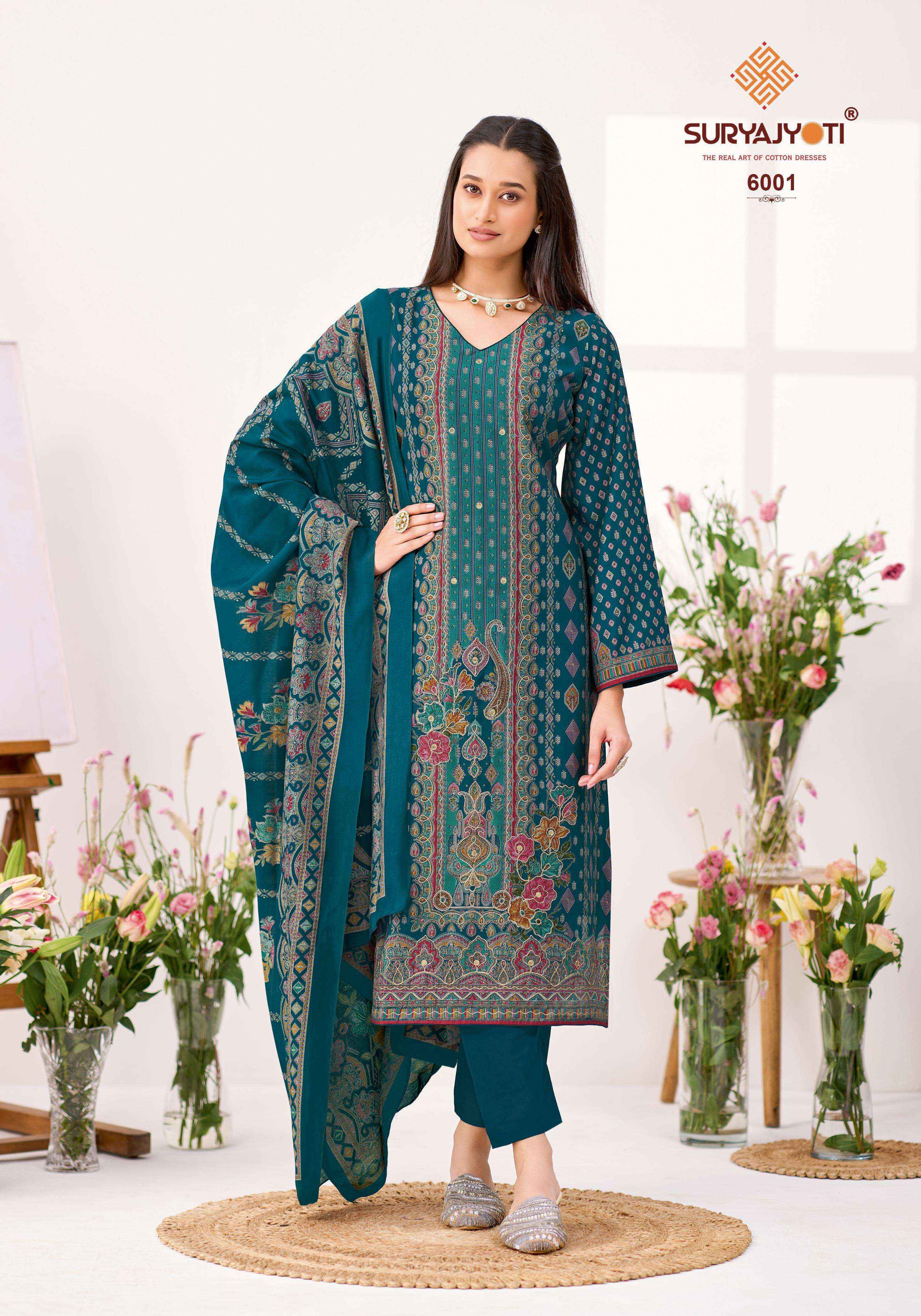 Suryajyoti Payal Advance Vol 6 Modal Dress Material Collection ( 6 Pcs Catalog )