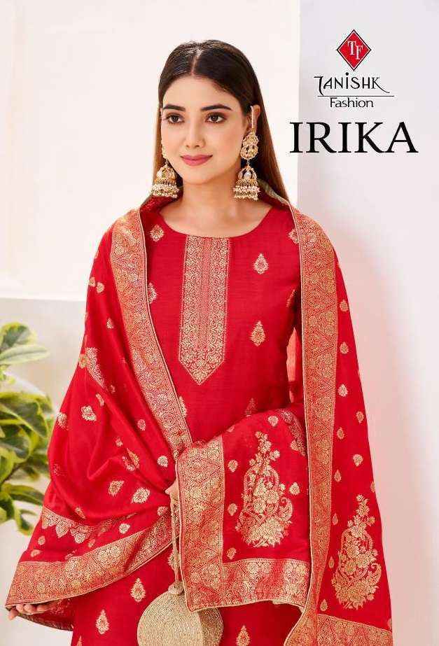Tanishk Fashion Irika Muslin Jacquard - Buy Ladies Dress Materials Online in India ( 4 pcs Catalogue )