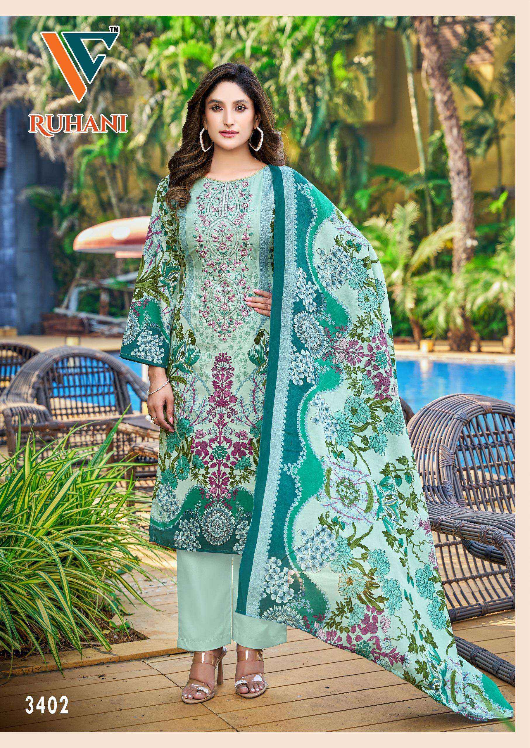 Vandana Creation Ruhani Vol 34 Cotton Dress Material Collection ( 8 Pcs Catalog )