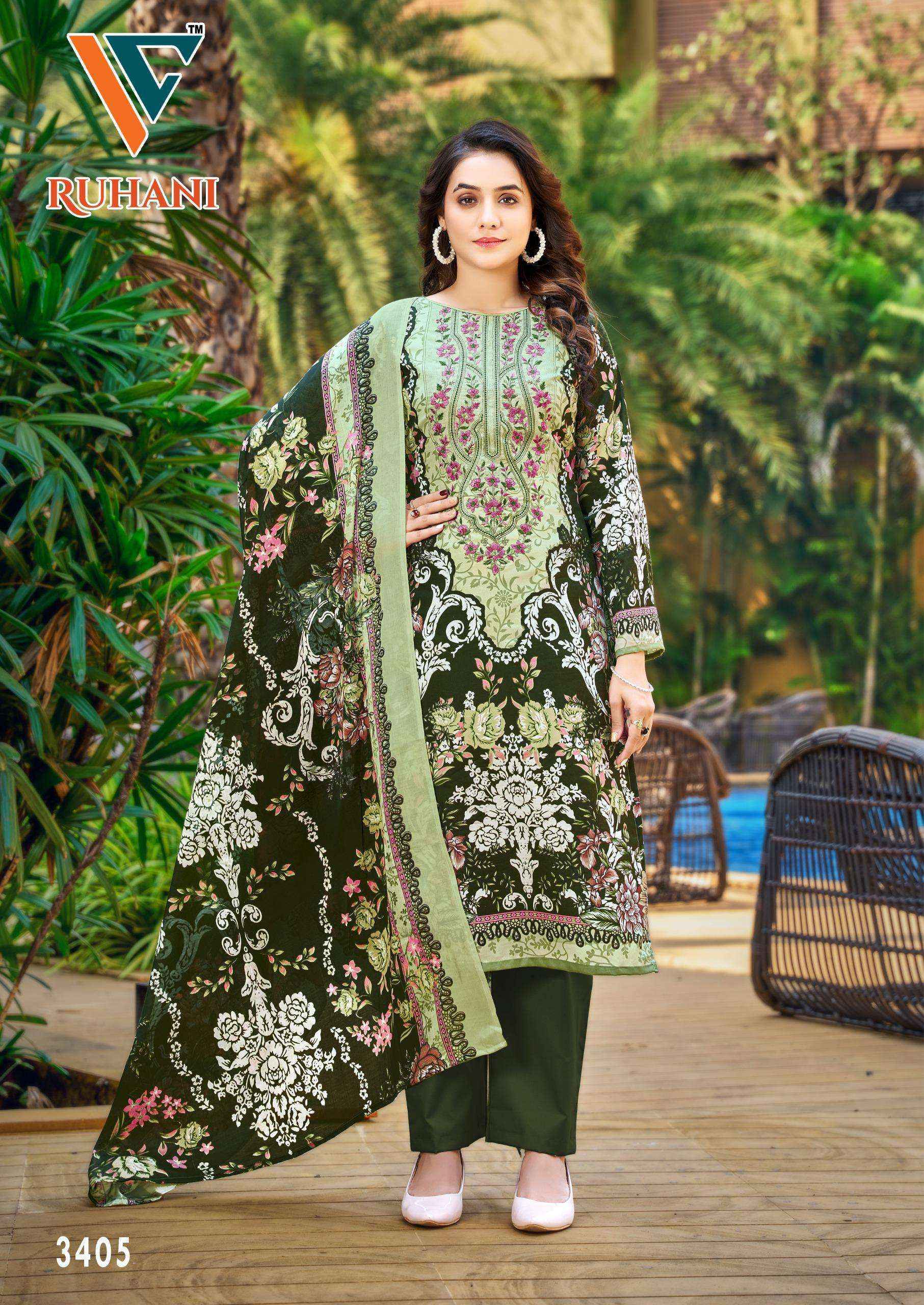 Vandana Creation Ruhani Vol 34 Cotton Dress Material Collection ( 8 Pcs Catalog )