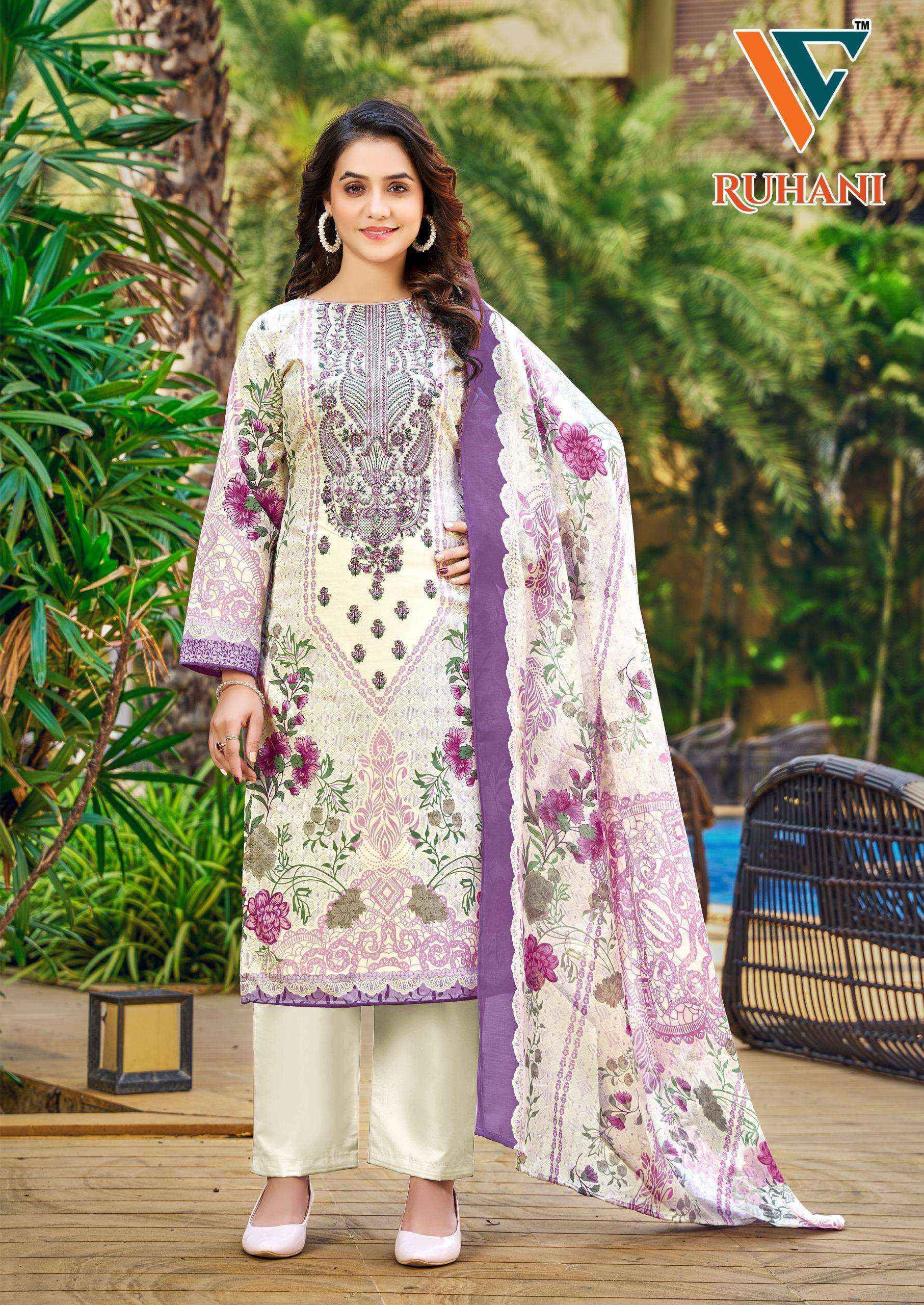 Vandana Creation Ruhani Vol 34 Cotton Dress Material Collection ( 8 Pcs Catalog )