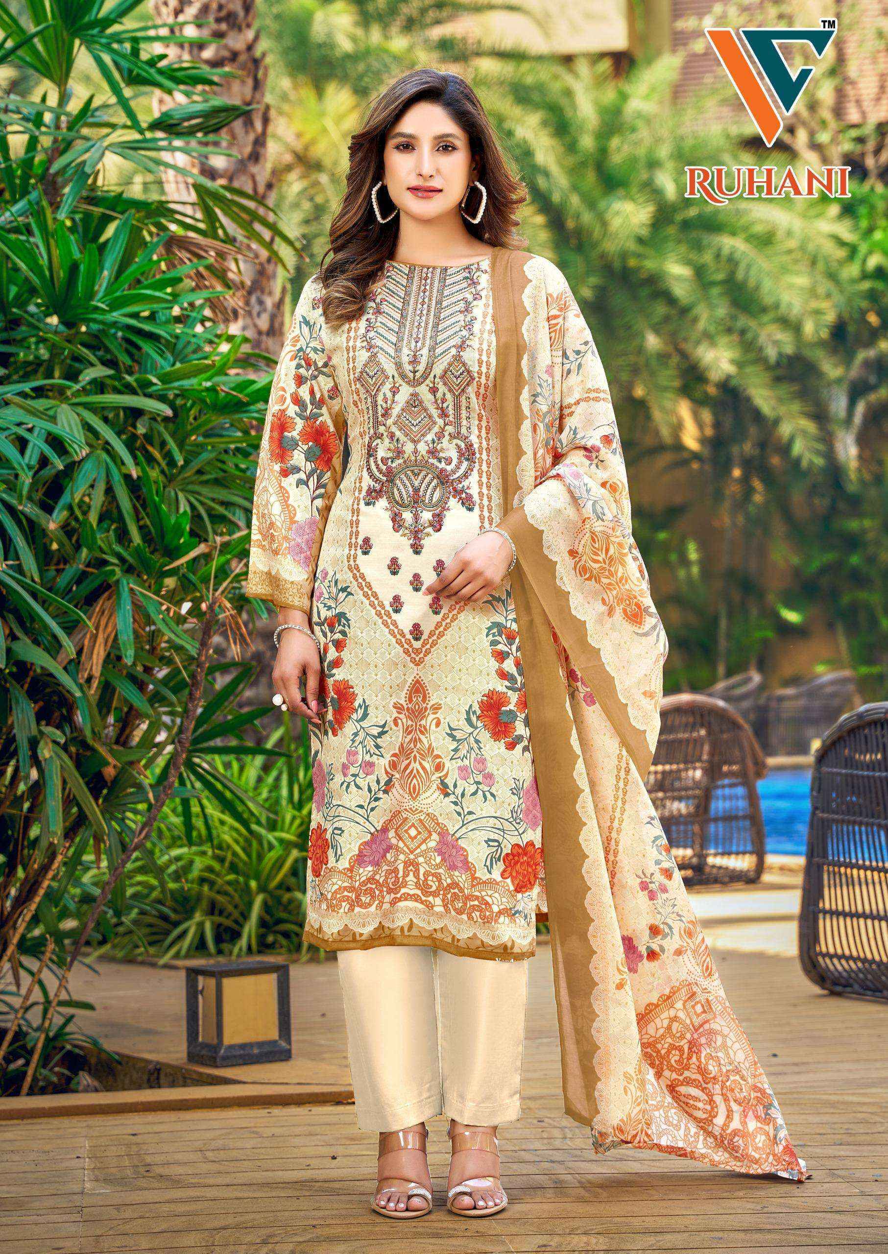 Vandana Creation Ruhani Vol 34 Cotton Dress Material Collection ( 8 Pcs Catalog )