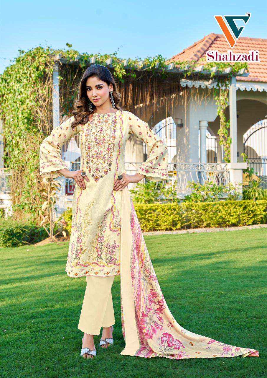 Vandana Fashion Shahzadi Vol 7 Unstitch Cotton Suit Collection ( 8 Pcs Catalog )