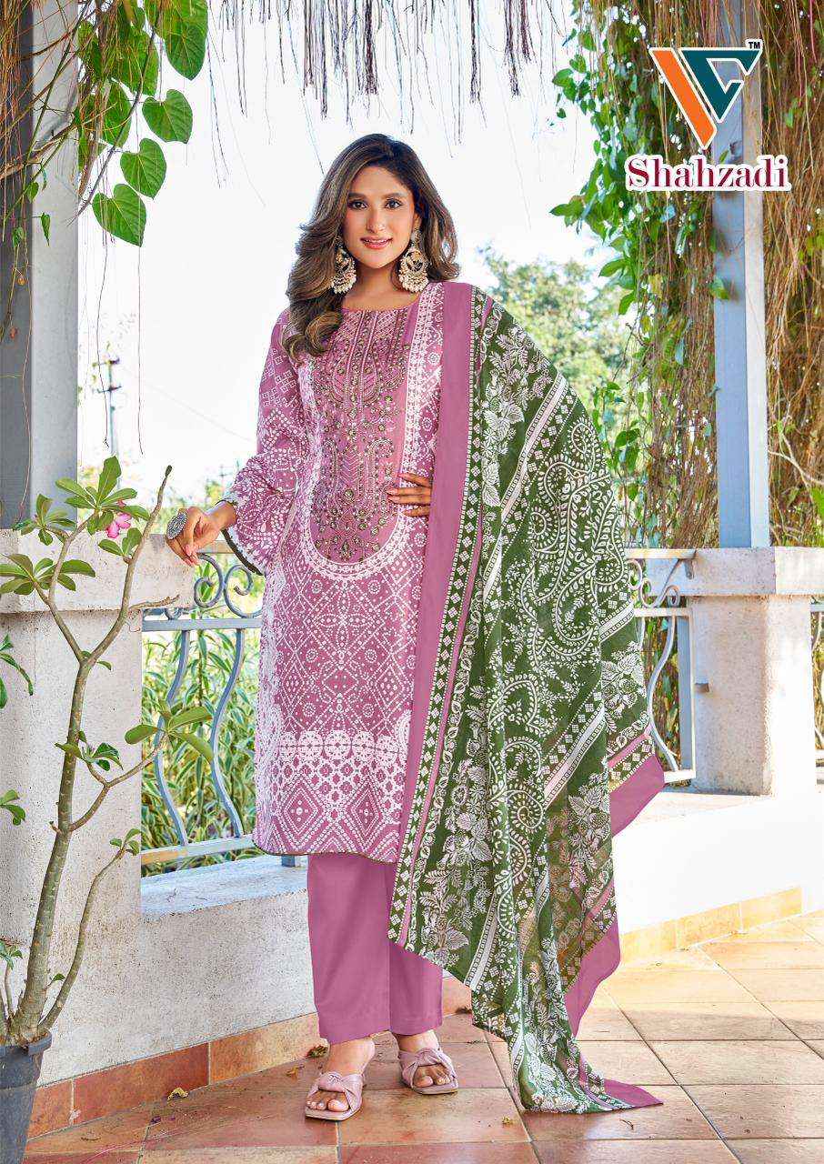 Vandana Fashion Shahzadi Vol 7 Unstitch Cotton Suit Collection ( 8 Pcs Catalog )