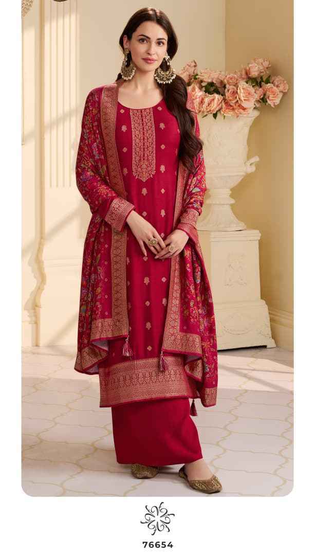 Vinay Fashion Kervin Ananta Vol 3 Pashmina Jacquard Dress Material Wholesale Price ( 6 Pcs Catalog )