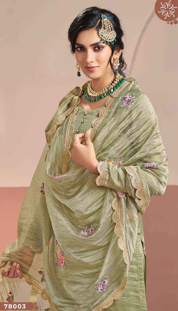 Vinay Fashion Kuleesh  Manntraa Exclusive Designer Ladies Dress Material Wholesale Collection ( 4 Pcs Catalog )