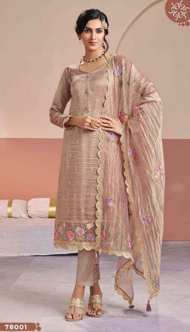 Vinay Fashion Kuleesh  Manntraa Exclusive Designer Ladies Dress Material Wholesale Collection ( 4 Pcs Catalog )