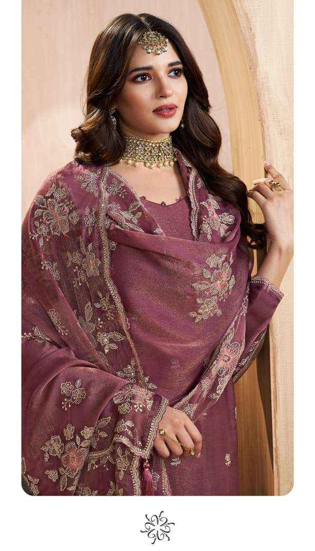 Vinay Fashion Kuleesh Taaj Fancy Silk Latest Ddesigns Dress Material Wholesale Price ( 4 Pcs Catalog )