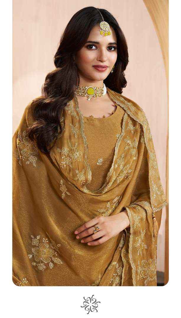 Vinay Fashion Kuleesh Taaj Fancy Silk Latest Ddesigns Dress Material Wholesale Price ( 4 Pcs Catalog )