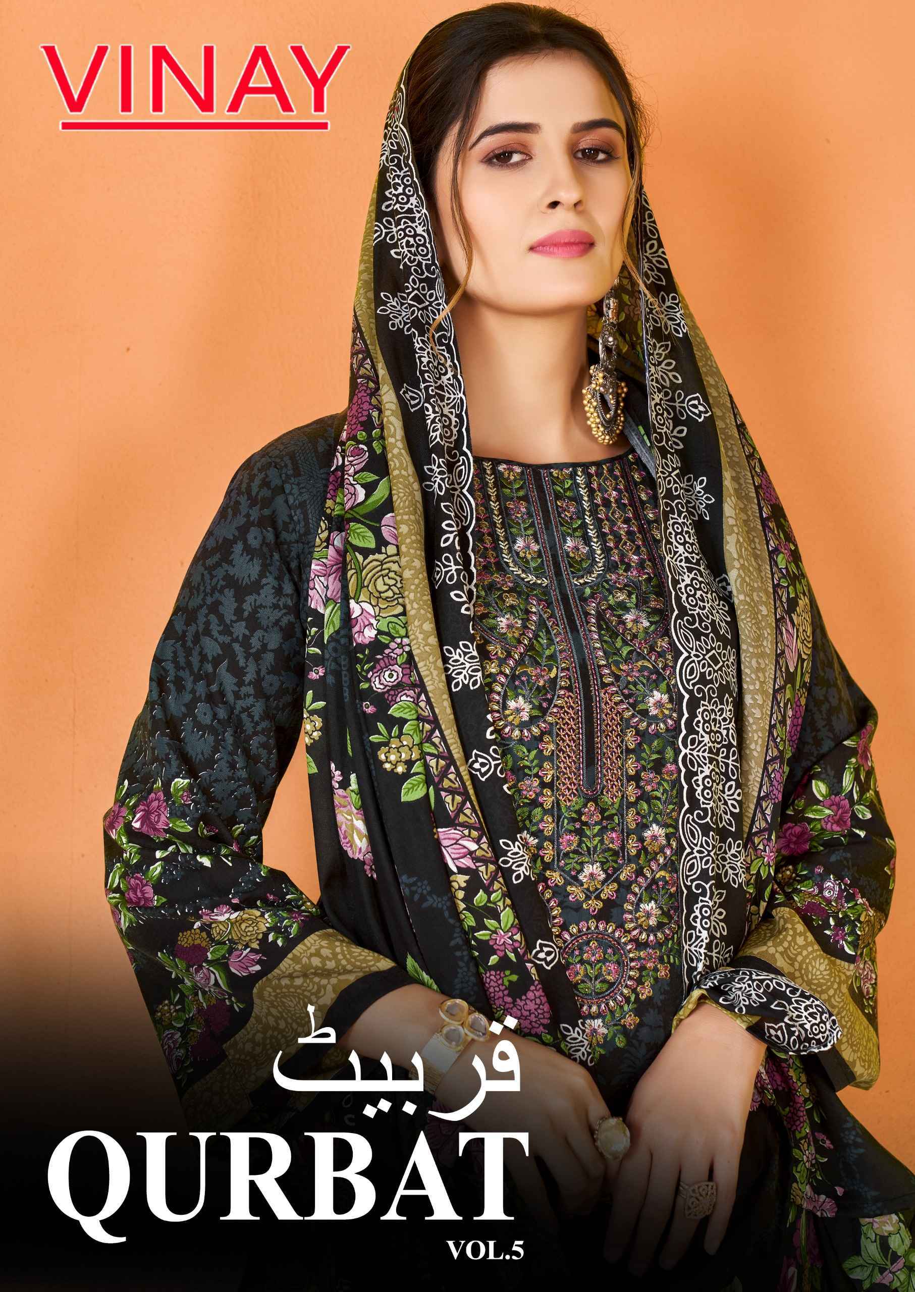 Vinay Qurbat Edition 5 Cotton Dress Material Collection ( 8 Pcs Catalog )