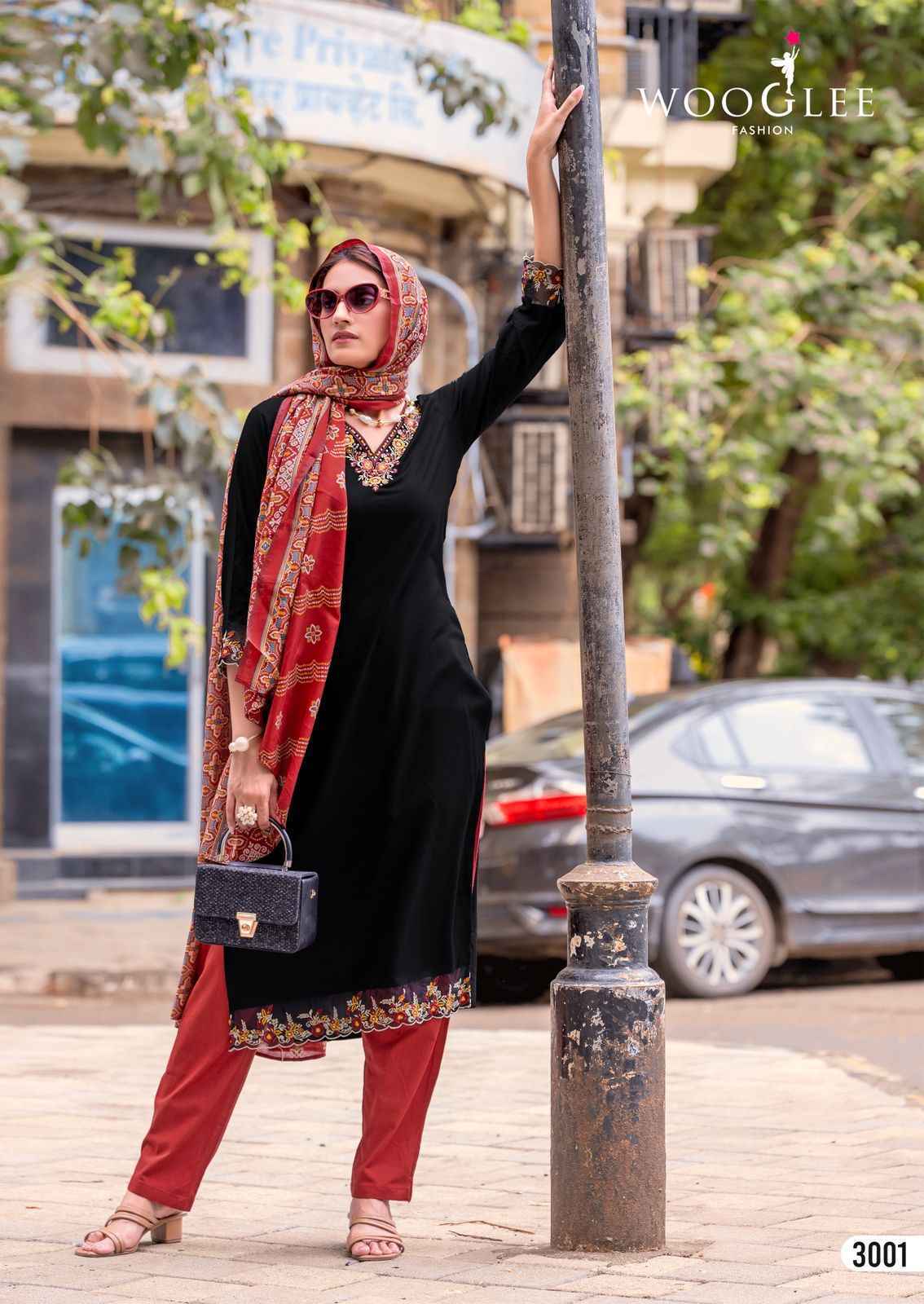 Wooglee RajRani Viscose Weaving Kurti Combo Collection ( 6 Pcs Catalog )