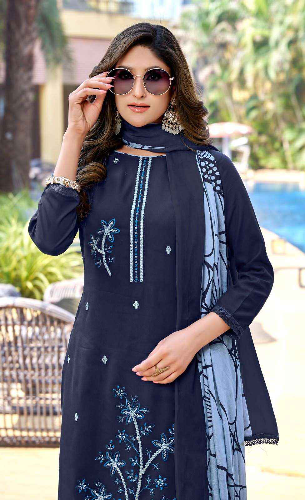 Zulfat Afsana Pashmina Dress Material Wholesale Price ( 4 Pcs Catalog )