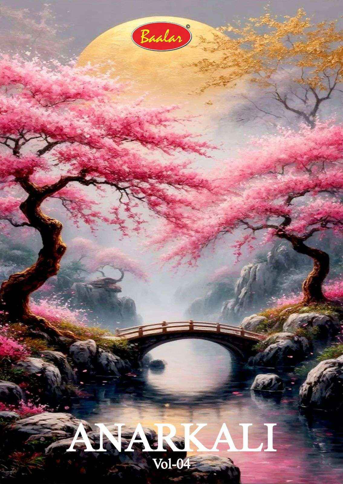 Baalar Anarkali Vol 4 Cotton Anarkali Top Bottom Dupatta Dupatta Set Collection ( 10 Pcs Catalog )