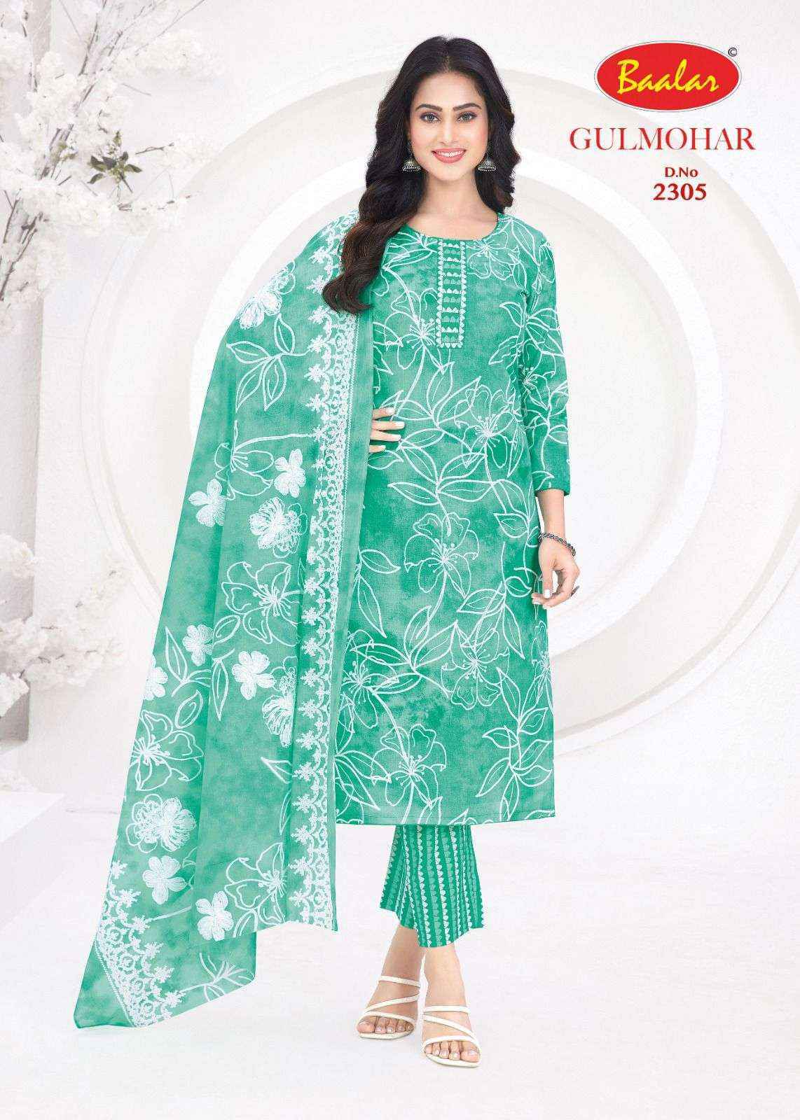 Baalar Gulmohar Vol 3 Cotton Dress Material Collection ( 12 Pcs Catalog )
