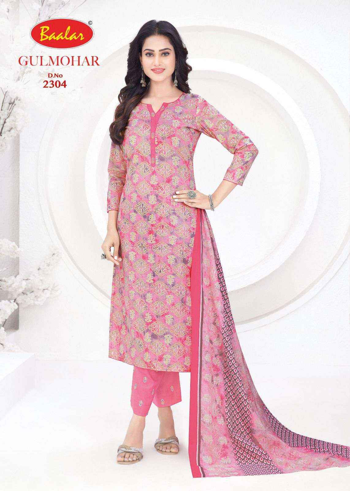 Baalar Gulmohar Vol 3 Cotton Dress Material Collection ( 12 Pcs Catalog )