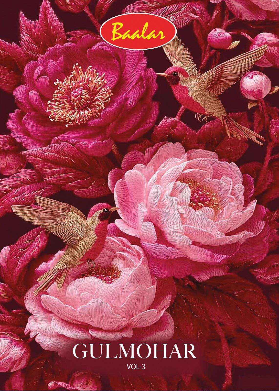 Baalar Gulmohar Vol 3 Cotton Dress Material Collection ( 12 Pcs Catalog )