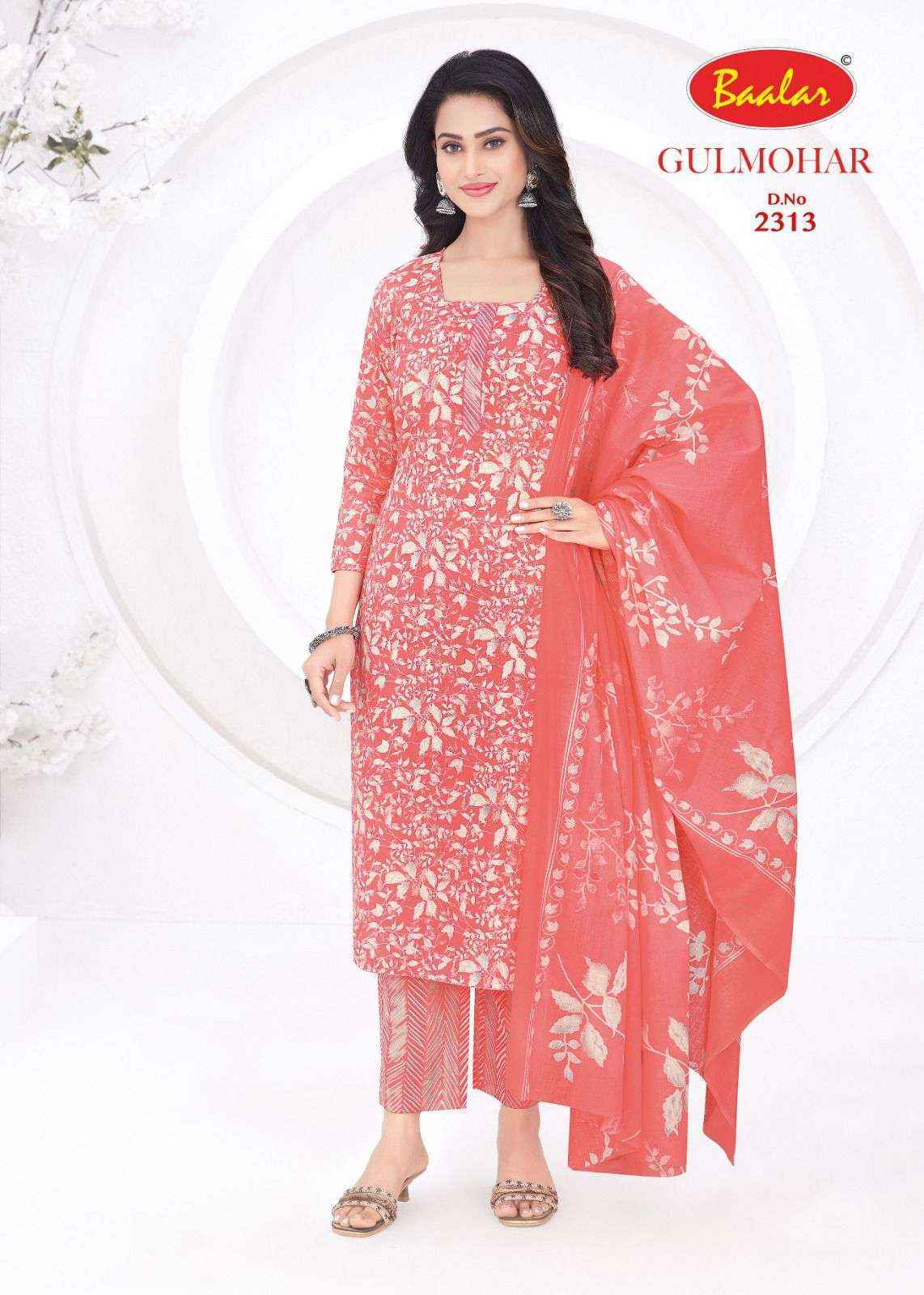Baalar Gulmohar Vol 3 Cotton Dress Material Collection ( 12 Pcs Catalog )