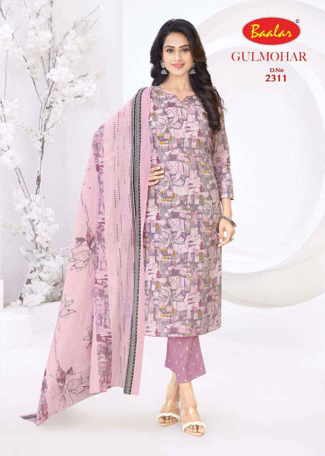 Baalar Gulmohar Vol 3 Cotton Dress Material Collection ( 12 Pcs Catalog )