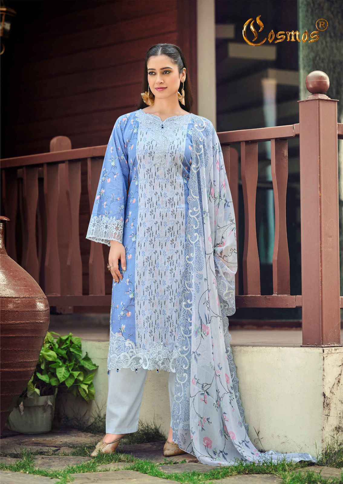 Cosmos Aabyaan Lawn Vol 1 Rayon Dress Material Wholesale Catalogue Price ( 6 pcs Catalogue )
