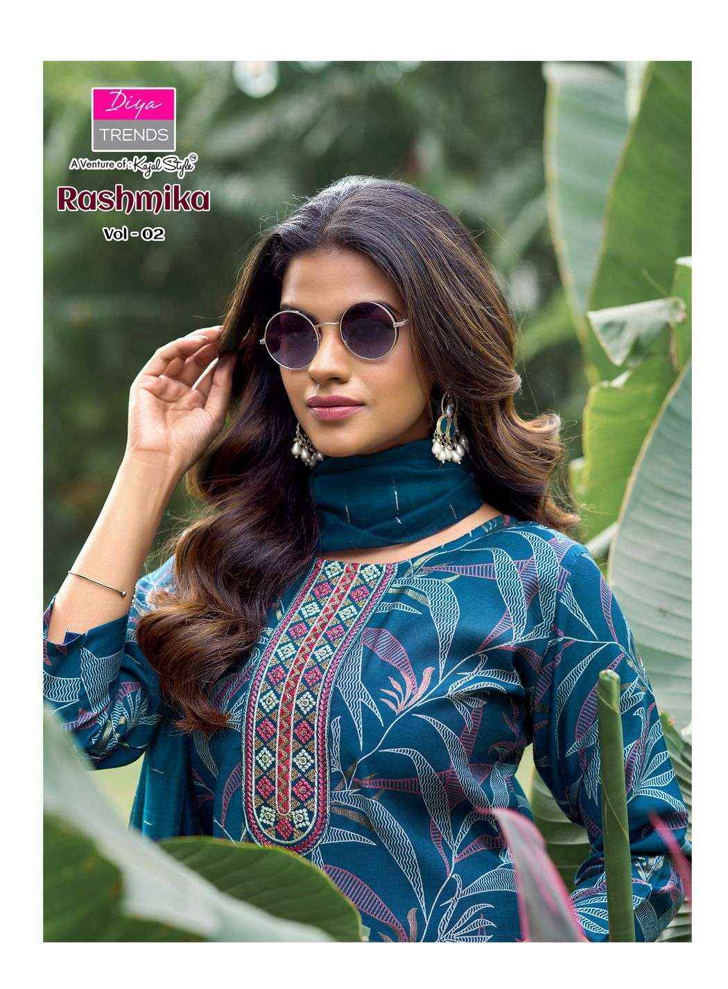 Diya Trends Rahsmika Vol 2 Exclusive Fancy 3 Piece Pair Collection ( 8 Pcs Catalog )