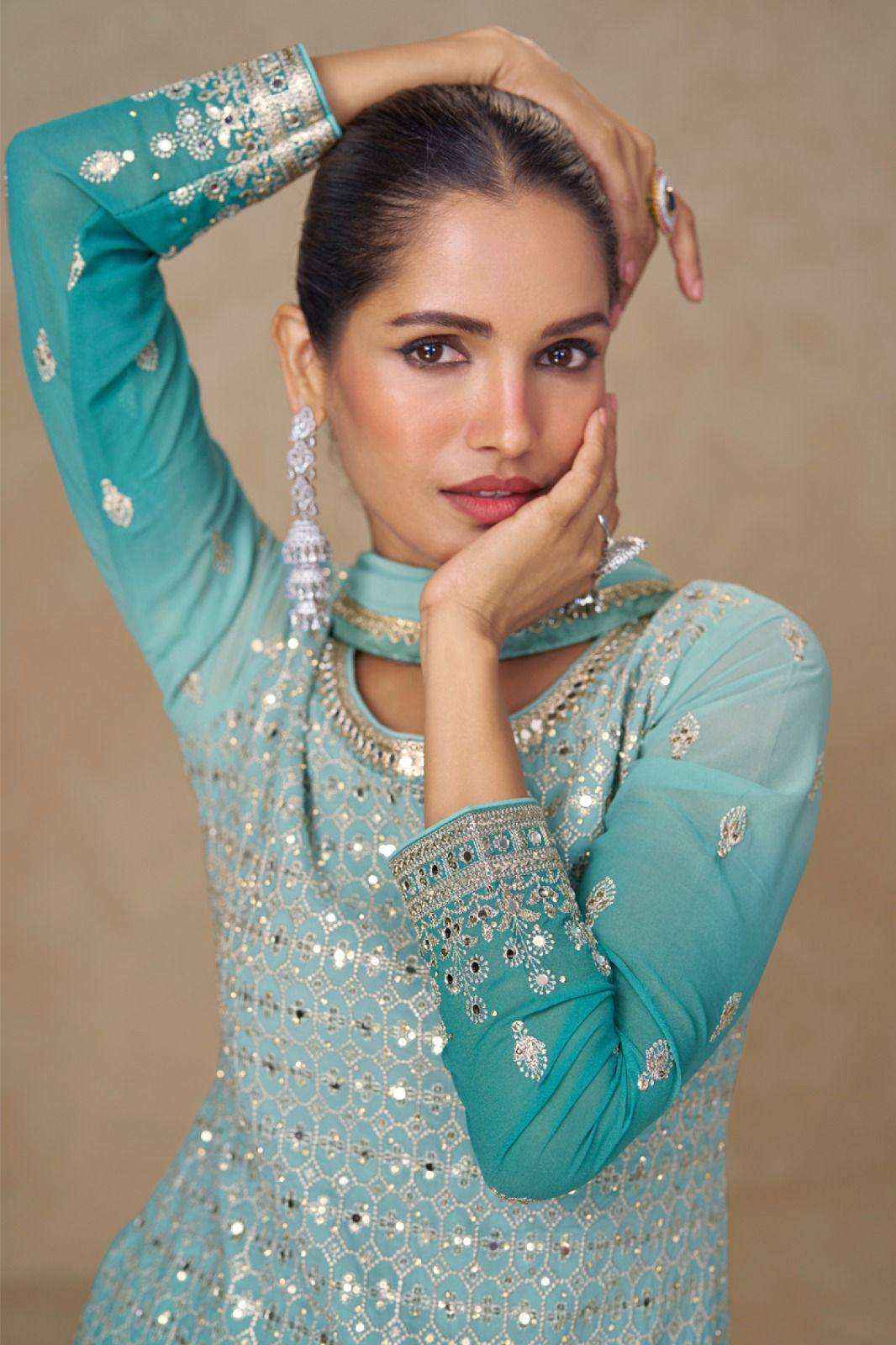 Gulkayra Shivani 7668 To 7670 Designer Palazzo Partywear Collection ( 3 Pcs Catalog )