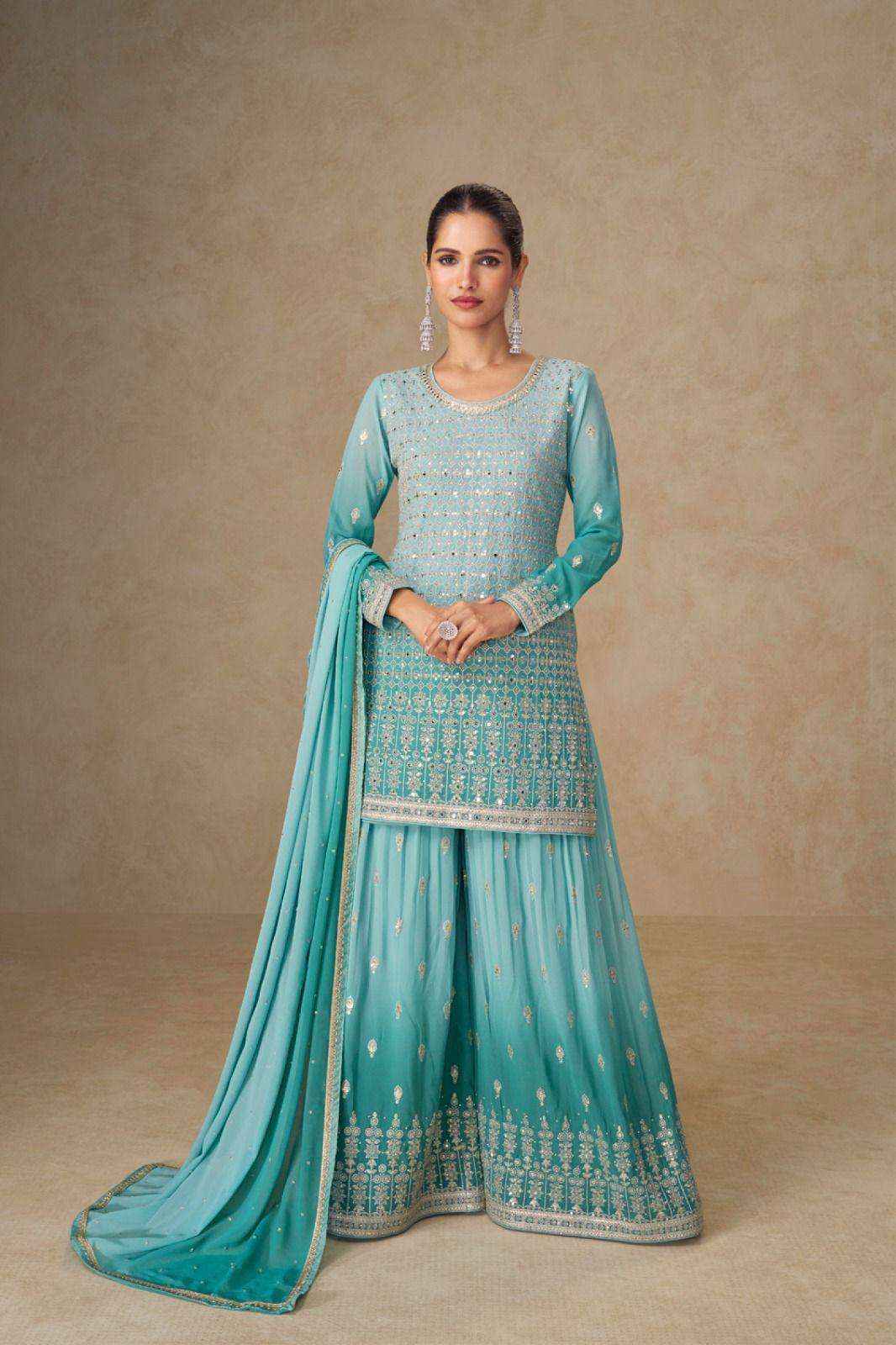 Gulkayra Shivani 7668 To 7670 Designer Palazzo Partywear Collection ( 3 Pcs Catalog )