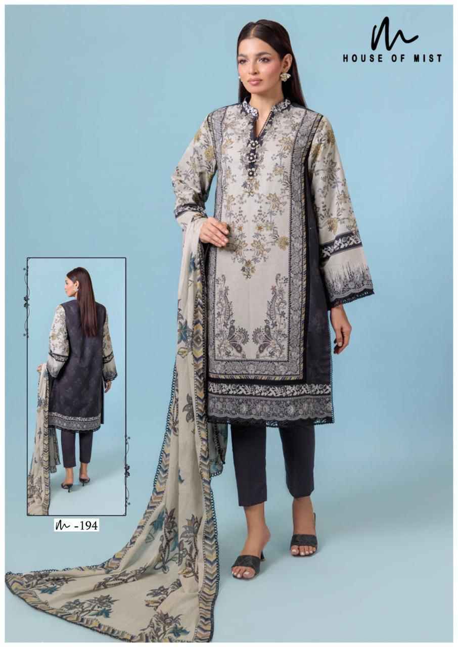 House Of Mist Ghazal Vol 20 Cotton Dress Material Wholesale Price ( 6 pcs Catalogue )