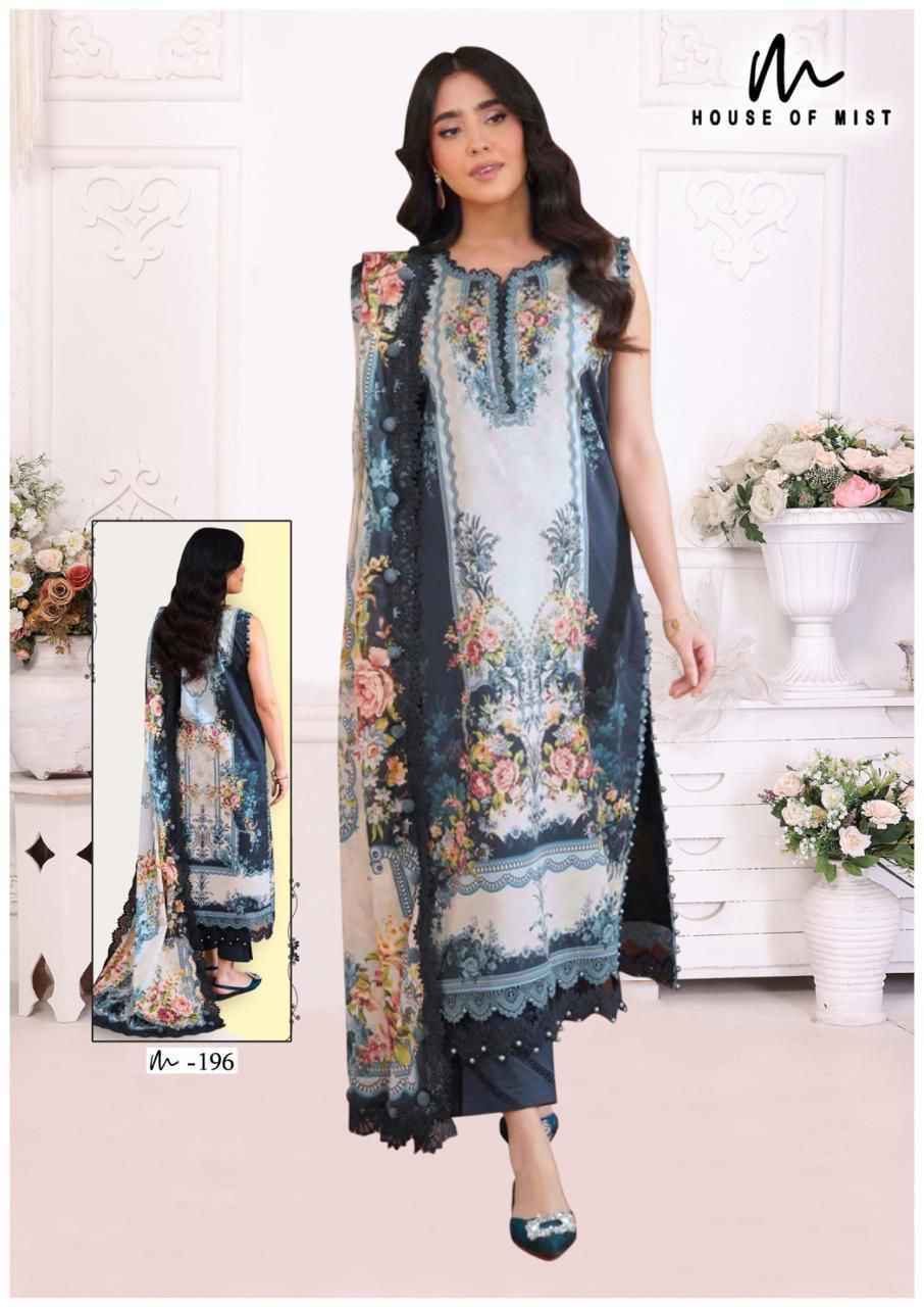 House Of Mist Ghazal Vol 20 Cotton Dress Material Wholesale Price ( 6 pcs Catalogue )