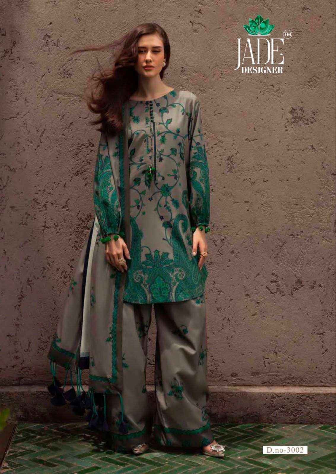 Jade Ayesha Zara Vol-3 Lawn Cotton Pakistani Dress Material Wholesale price ( 6 Pcs Set )