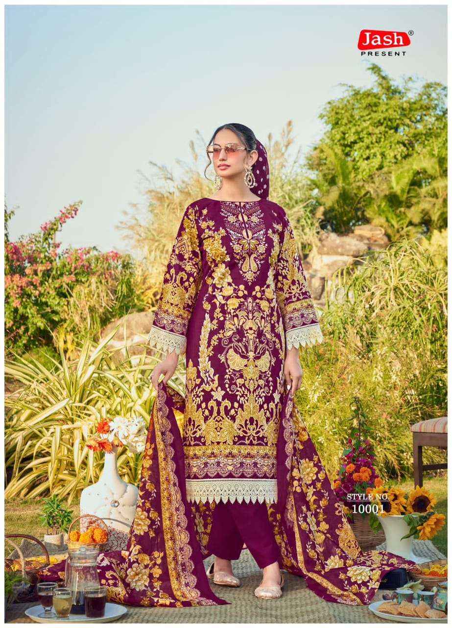 Jash Bellisha Vol 10 Cotton Dress Material New Catalog Wholesale Price ( 10 pcs Catalogue )