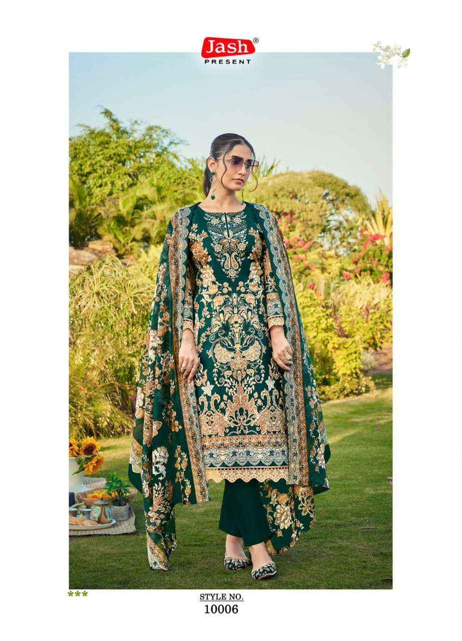 Jash Bellisha Vol 10 Cotton Dress Material New Catalog Wholesale Price ( 10 pcs Catalogue )