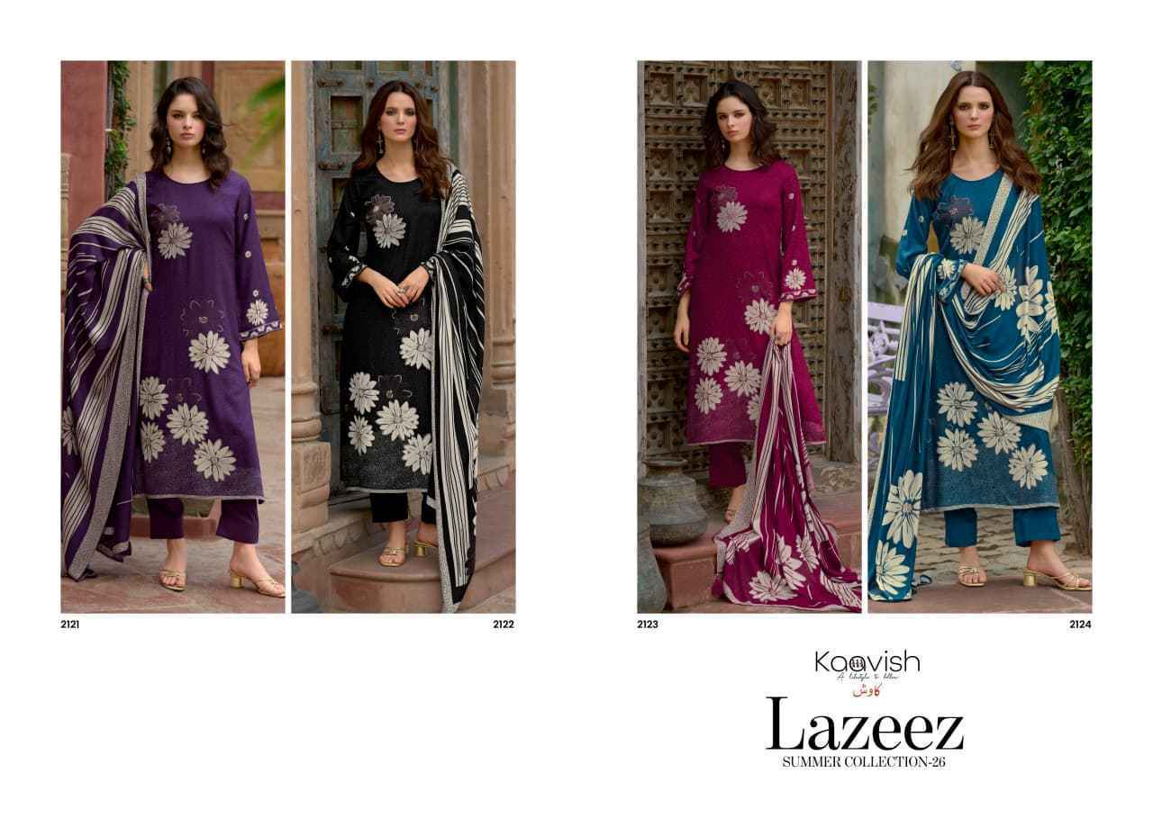 Kaavish Lazina Jaam Cotton Dress Material Surat Textile Market ( 4 pcs Catalogue )